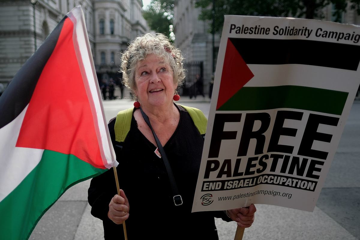 Une manifestation pour une Palestine libre