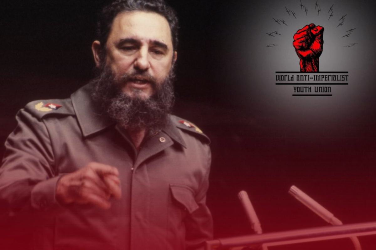 Fidel Castro discursando nas Nações Unidas